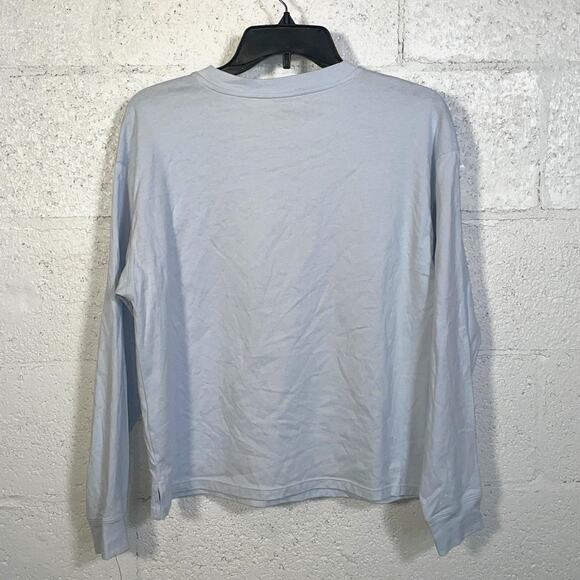 Calvin Klein Women's Long-Sleeve Crewneck T-Shirt blue XS $35 - Picture 2 of 6